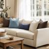 MIULEE Decorative Linen Check Throw Pillow Covers Neutral Farmhouse Vintage Christmas Pillow Covers 20×20 Set of 2 Boho Modern Home Decor for Sofa Couch Bedroom Cushion Dark Olive Green(Navy Blue)