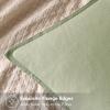 MIULEE Decorative Linen Pillow Covers 20×20 Inch Natural Beige Boho Farmhouse Neutral Christmas Couch Throw Pillows for Bed Pack of 2 Accent Modern Pillowcase Sofa Livingroom Home Decor(Light Green)