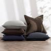 MIULEE Decorative Linen Pillow Covers 20×20 Inch Natural Beige Boho Farmhouse Neutral Christmas Couch Throw Pillows for Bed Pack of 2 Accent Modern Pillowcase Sofa Livingroom Home Decor(Light Gray)