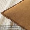 MIULEE Decorative Linen Pillow Covers 20×20 Inch Natural Beige Boho Farmhouse Neutral Christmas Couch Throw Pillows for Bed Pack of 2 Accent Modern Pillowcase Sofa Livingroom Home Decor(Hazel)