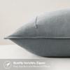 MIULEE Decorative Linen Pillow Covers 20×20 Inch Natural Beige Boho Farmhouse Neutral Christmas Couch Throw Pillows for Bed Pack of 2 Accent Modern Pillowcase Sofa Livingroom Home Decor(Gray)