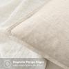 MIULEE Decorative Linen Pillow Covers 20×20 Inch Natural Beige Boho Farmhouse Neutral Christmas Couch Throw Pillows for Bed Pack of 2 Accent Modern Pillowcase Sofa Livingroom Home Decor(Natural Beige)