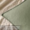 MIULEE Decorative Linen Pillow Covers 20×20 Inch Natural Beige Boho Farmhouse Neutral Christmas Couch Throw Pillows for Bed Pack of 2 Accent Modern Pillowcase Sofa Livingroom Home Decor(Sage Green)