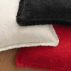 MIULEE Decorative Sage Green Throw Pillow Covers 18×18 Inch Set of 2 Soft Cozy Boho Farmhouse Couch Pillow Covers with Tassels Chenille Accent Pillowcases for Spring Sofa Bed Living Room Home Decor(Black)
