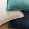 MIULEE Decorative Sage Green Throw Pillow Covers 18×18 Inch Set of 2 Soft Cozy Boho Farmhouse Couch Pillow Covers with Tassels Chenille Accent Pillowcases for Spring Sofa Bed Living Room Home Decor(Teal)