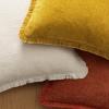 MIULEE Decorative Sage Green Throw Pillow Covers 18×18 Inch Set of 2 Soft Cozy Boho Farmhouse Couch Pillow Covers with Tassels Chenille Accent Pillowcases for Spring Sofa Bed Living Room Home Decor(Burnt Orange)