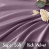MIULEE Hot Pink Velvet Curtains 84 inches 2 Panels – Luxury Room Darkening Window Drapes for Bedroom Living Room Thermal Insulated Super Soft Blackout, Back Tab Rod Pocket Pinch Pleated, W52 x L84(Lavender)