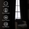 MIULEE Hot Pink Velvet Curtains 84 inches 2 Panels – Luxury Room Darkening Window Drapes for Bedroom Living Room Thermal Insulated Super Soft Blackout, Back Tab Rod Pocket Pinch Pleated, W52 x L84(Black)