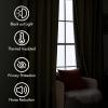 MIULEE Hot Pink Velvet Curtains 84 inches 2 Panels – Luxury Room Darkening Window Drapes for Bedroom Living Room Thermal Insulated Super Soft Blackout, Back Tab Rod Pocket Pinch Pleated, W52 x L84(Burnt Orange)