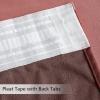 MIULEE Hot Pink Velvet Curtains 84 inches 2 Panels – Luxury Room Darkening Window Drapes for Bedroom Living Room Thermal Insulated Super Soft Blackout, Back Tab Rod Pocket Pinch Pleated, W52 x L84(Dusty Rose)