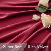MIULEE Hot Pink Velvet Curtains 84 inches 2 Panels – Luxury Room Darkening Window Drapes for Bedroom Living Room Thermal Insulated Super Soft Blackout, Back Tab Rod Pocket Pinch Pleated, W52 x L84(Hot Pink)