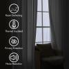 MIULEE Hot Pink Velvet Curtains 84 inches 2 Panels – Luxury Room Darkening Window Drapes for Bedroom Living Room Thermal Insulated Super Soft Blackout, Back Tab Rod Pocket Pinch Pleated, W52 x L84(White)