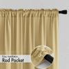 MIULEE Hunter Green Privacy Sheer Curtains That Let Light in 84 Inches Long Non-See-Through Semi Sheer Curtain Light Filtering Window Curtains Christmas Drapes for Living Room Bedroom 2 Panels Set(Gold)
