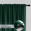MIULEE Hunter Green Privacy Sheer Curtains That Let Light in 84 Inches Long Non-See-Through Semi Sheer Curtain Light Filtering Window Curtains Christmas Drapes for Living Room Bedroom 2 Panels Set(Hunter Green)