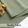 MIULEE Hunter Green Privacy Sheer Curtains That Let Light in 84 Inches Long Non-See-Through Semi Sheer Curtain Light Filtering Window Curtains Christmas Drapes for Living Room Bedroom 2 Panels Set(Sage Green)