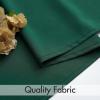 MIULEE Hunter Green Privacy Sheer Curtains That Let Light in 84 Inches Long Non-See-Through Semi Sheer Curtain Light Filtering Window Curtains Christmas Drapes for Living Room Bedroom 2 Panels Set(Hunter Green)