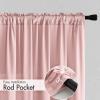 MIULEE Hunter Green Privacy Sheer Curtains That Let Light in 84 Inches Long Non-See-Through Semi Sheer Curtain Light Filtering Window Curtains Christmas Drapes for Living Room Bedroom 2 Panels Set(Baby Pink)