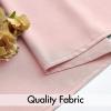 MIULEE Hunter Green Privacy Sheer Curtains That Let Light in 84 Inches Long Non-See-Through Semi Sheer Curtain Light Filtering Window Curtains Christmas Drapes for Living Room Bedroom 2 Panels Set(Baby Pink)