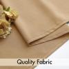 MIULEE Hunter Green Privacy Sheer Curtains That Let Light in 84 Inches Long Non-See-Through Semi Sheer Curtain Light Filtering Window Curtains Christmas Drapes for Living Room Bedroom 2 Panels Set(Brown)