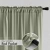 MIULEE Hunter Green Privacy Sheer Curtains That Let Light in 84 Inches Long Non-See-Through Semi Sheer Curtain Light Filtering Window Curtains Christmas Drapes for Living Room Bedroom 2 Panels Set(Sage Green)