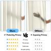 MIULEE Hunter Green Privacy Sheer Curtains That Let Light in 90 Inches Long Non-See-Through Semi Sheer Curtain Light Filtering Window Christmas Drapes for Living Room Bedroom 2 Panels Set 42 X 90(Ivory)