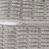 MIULEE Light Grey Corduroy Decorative Throw Pillow Covers Pack of 2 Soft Striped Pillows Pillowcases with Broad Edge Winter Modern Boho Home Decor for Couch Sofa Bed 18×18 Inch(Light Grey)