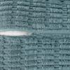MIULEE Light Grey Corduroy Decorative Throw Pillow Covers Pack of 2 Soft Striped Pillows Pillowcases with Broad Edge Winter Modern Boho Home Decor for Couch Sofa Bed 18×18 Inch(Blue Gray)