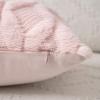 MIULEE Light Purple Throw Pillow Covers 20×20 Set of 2 Spring Decorative Farmhouse Couch Throw Pillows Boho Shells Cute Soft Plush Wool Winter Pillowcases for Bedroom Living Room Sofa(Light Pink)