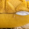 MIULEE Light Purple Throw Pillow Covers 20×20 Set of 2 Spring Decorative Farmhouse Couch Throw Pillows Boho Shells Cute Soft Plush Wool Winter Pillowcases for Bedroom Living Room Sofa(Mustard Yellow)