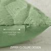 MIULEE Light Purple Throw Pillow Covers 20×20 Set of 2 Spring Decorative Farmhouse Couch Throw Pillows Boho Shells Cute Soft Plush Wool Winter Pillowcases for Bedroom Living Room Sofa(Sage Green)