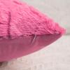 MIULEE Light Purple Throw Pillow Covers 20×20 Set of 2 Spring Decorative Farmhouse Couch Throw Pillows Boho Shells Cute Soft Plush Wool Winter Pillowcases for Bedroom Living Room Sofa(Hot Pink)