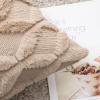 MIULEE Light Purple Throw Pillow Covers 20×20 Set of 2 Spring Decorative Farmhouse Couch Throw Pillows Boho Shells Cute Soft Plush Wool Winter Pillowcases for Bedroom Living Room Sofa(Light Brown)