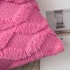 MIULEE Light Purple Throw Pillow Covers 20×20 Set of 2 Spring Decorative Farmhouse Couch Throw Pillows Boho Shells Cute Soft Plush Wool Winter Pillowcases for Bedroom Living Room Sofa(Hot Pink)