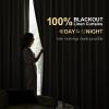 MIULEE Linen 100% Blackout Curtains 90 Inch Long 2 Panels, Back Tab Pleated Hook Belt Clip Rings Thermal Insulated Drapes for Bedroom Living Room Ivory Natural Farmhouse Black Out Window Curtains(Natural Beige)