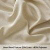 MIULEE Linen Curtains 96 Inch Length for Living Room 2 Panels, Hunter Green Back Tab Pocket Light Filtering Semi Sheer Soft Linen Emerald Dark Green Christmas Drapes Farmhouse Boho Curtain for Bedroom(Linen)