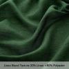 MIULEE Linen Curtains 96 Inch Length for Living Room 2 Panels, Hunter Green Back Tab Pocket Light Filtering Semi Sheer Soft Linen Emerald Dark Green Christmas Drapes Farmhouse Boho Curtain for Bedroom(Hunter Green)