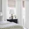 MIULEE Linen Pinch Pleated 100% Blackout Curtains for Bedroom 105 Inch Long 3 Panels Set- Back Tab Track Beige Thermal Insulated Cream Black Out Triple Pleat Room Darkening Drapes with Hooks, Greige(White)