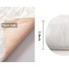 MIULEE Luxury Soft Fluffy Area Rug 3×5 Feet, Faux Fur Sheepskin Rug Decorative Plush Shaggy Carpet for Christmas Decor Bedside Sofa Floor Nursery, White(White)