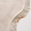 MIULEE Luxury Soft Fluffy Area Rug 3×5 Feet, Faux Fur Sheepskin Rug Decorative Plush Shaggy Carpet for Christmas Decor Bedside Sofa Floor Nursery, White(Frosted Tips Brown)