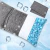 MIULEE Memory Foam Body Pillow for Adults, Cooling Long Full Body Pillow for Side Sleeper,Bed,Sleeping,Back and Stomach – 20×54 Inch Grey(Grey)