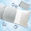 MIULEE Memory Foam Body Pillow for Adults, Cooling Long Full Body Pillow for Side Sleeper,Bed,Sleeping,Back and Stomach – 20×54 Inch Grey(Silver Grey)