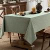 MIULEE Natural Linen Polyester Tablecloth 60×84 Inch Rectangle Table Cloth Waterproof,Stain Resistant & Wrinkle Resistant for Dining Party Wedding(Sage Green)