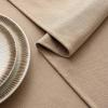 MIULEE Natural Linen Polyester Tablecloth 60×84 Inch Rectangle Table Cloth Waterproof,Stain Resistant & Wrinkle Resistant for Dining Party Wedding(Brown)