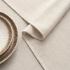 MIULEE Natural Linen Polyester Tablecloth 60×84 Inch Rectangle Table Cloth Waterproof,Stain Resistant & Wrinkle Resistant for Dining Party Wedding(Grayish White)