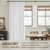 MIULEE Natural Pinch Pleated 100% Blackout Linen Curtains 96 Inch Length 2 Panels Set, Black Out Memory Trained Pleat Curtains Light Blocking Room Darkening Drapes for Bedroom Living Room Window(White)