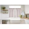 MIULEE Natural White Linen Curtains 84 Inch Length 2 Panels Set for Living Room Bedroom Semi Sheer Light Filtering Farmhouse Rod Pocket Long Soft Thick Linen Textured Window Drapes W42XL84(Natural)