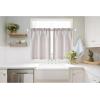 MIULEE Natural White Linen Curtains 84 Inch Length 2 Panels Set for Living Room Bedroom Semi Sheer Light Filtering Farmhouse Rod Pocket Long Soft Thick Linen Textured Window Drapes W42XL84(Bleached Linen)