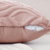 MIULEE Navy Blue Throw Pillow Covers 20×20 Inch, Soft Winter Plush Faux Wool Couch Pillow Covers Set of 2 Decorative Farmhouse Boho Throw Pillows for Sofa Living Room Bed(Blush Pink)