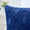 MIULEE Navy Blue Throw Pillow Covers 20×20 Inch, Soft Winter Plush Faux Wool Couch Pillow Covers Set of 2 Decorative Farmhouse Boho Throw Pillows for Sofa Living Room Bed(Dark Blue)