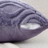 MIULEE Navy Blue Throw Pillow Covers 20×20 Inch, Soft Winter Plush Faux Wool Couch Pillow Covers Set of 2 Decorative Farmhouse Boho Throw Pillows for Sofa Living Room Bed(Blue Purple)